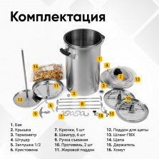 Коптильня Hanhi с функцией шашлычницы фото 7