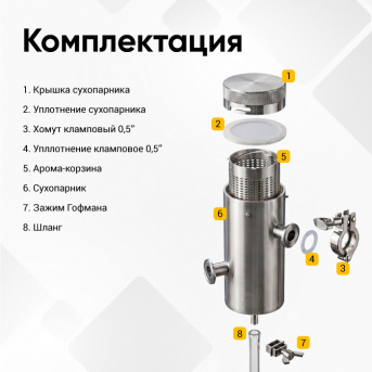 Дополнительный сухопарник к аппарату Дымка 3.0