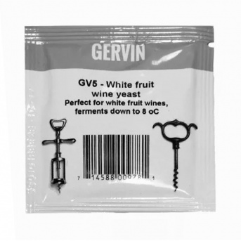 Дрожжи винные GERVIN GV5 Для белых фруктовых вин