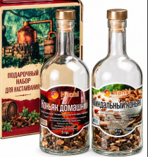 Подарочный набор «Домашний коньяк + Миндальный коньяк» фото 1